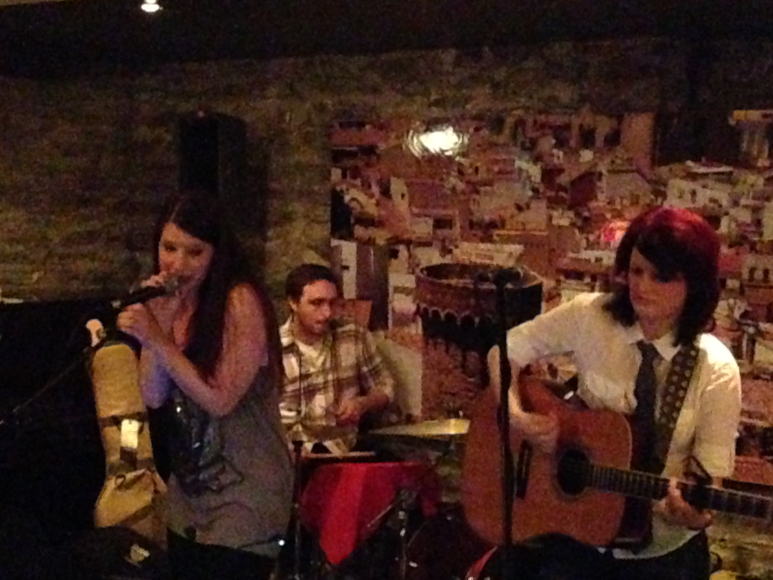 The Nolan sisters rocking out. 