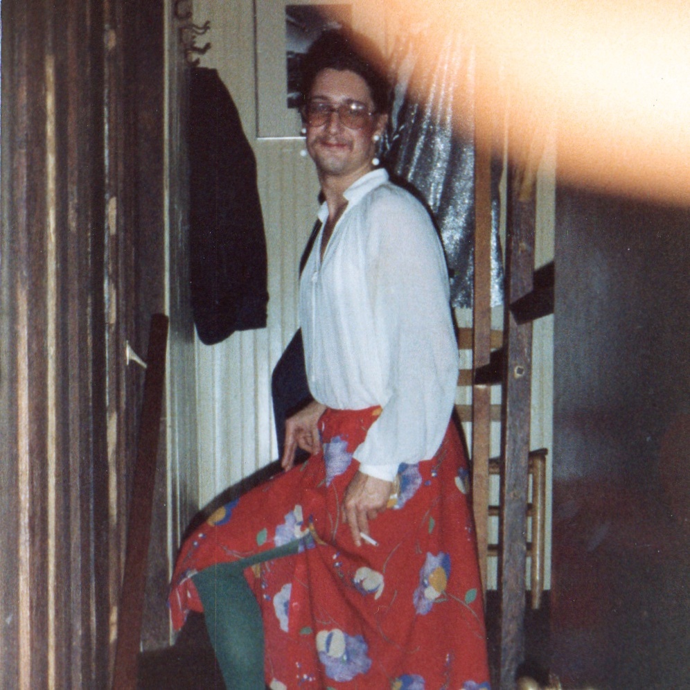 Frank as me for Halloween, 1981.