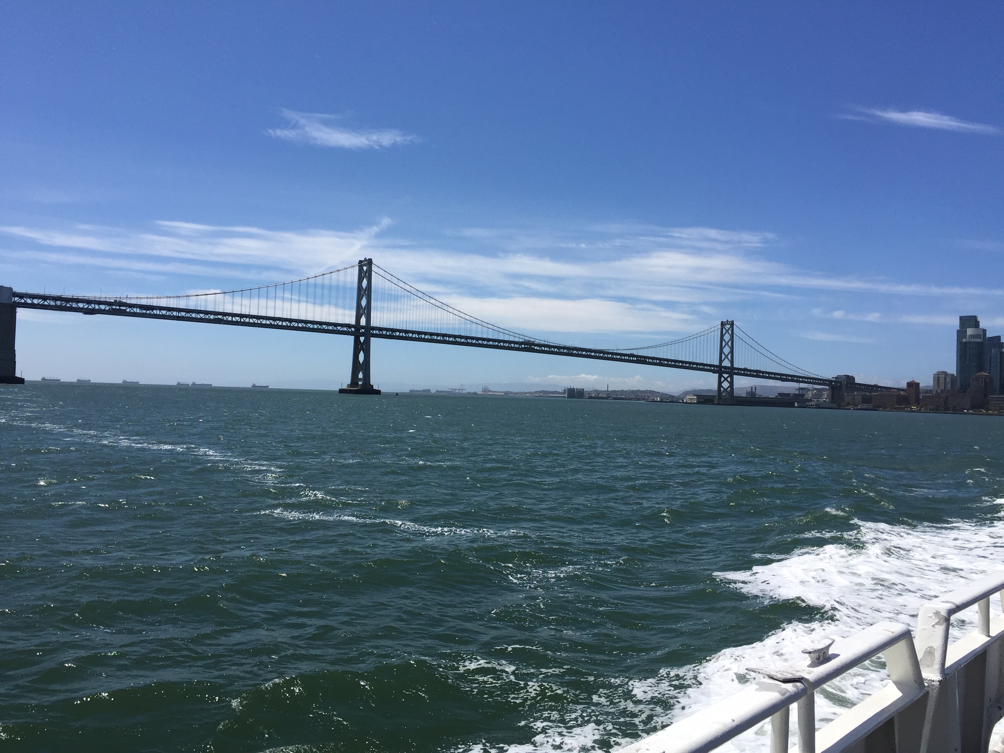 Ferry ride view. 