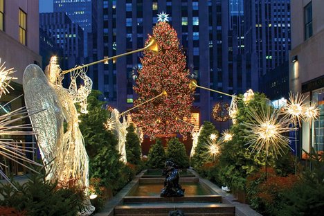 This is something I love. New York at Christmas. 